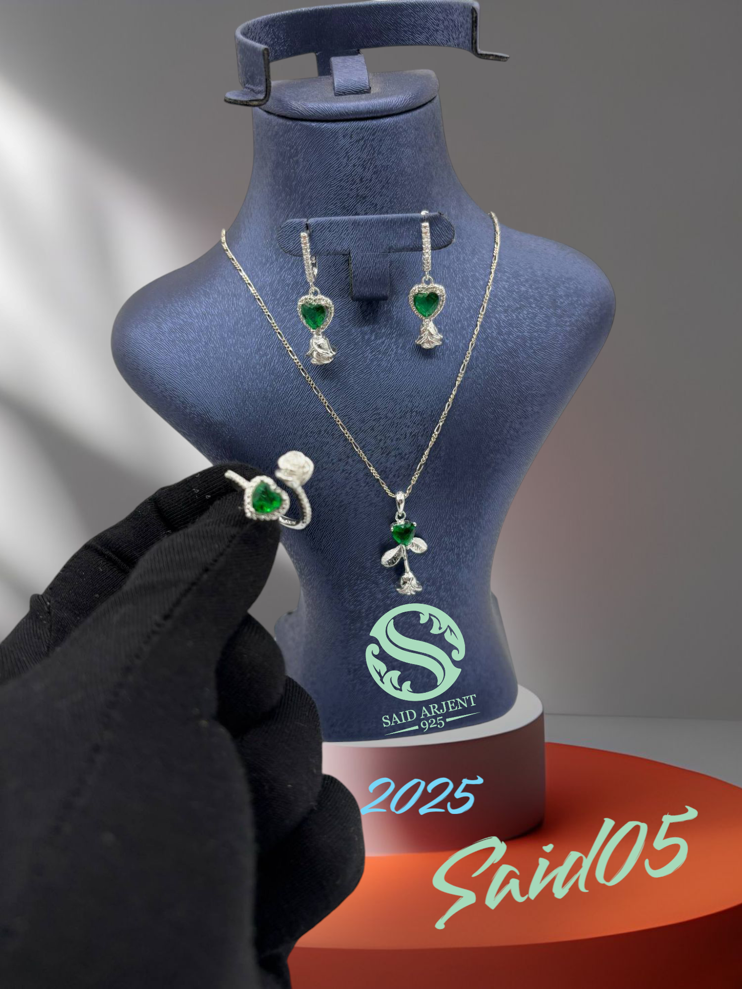 طاقم فضة نساء 